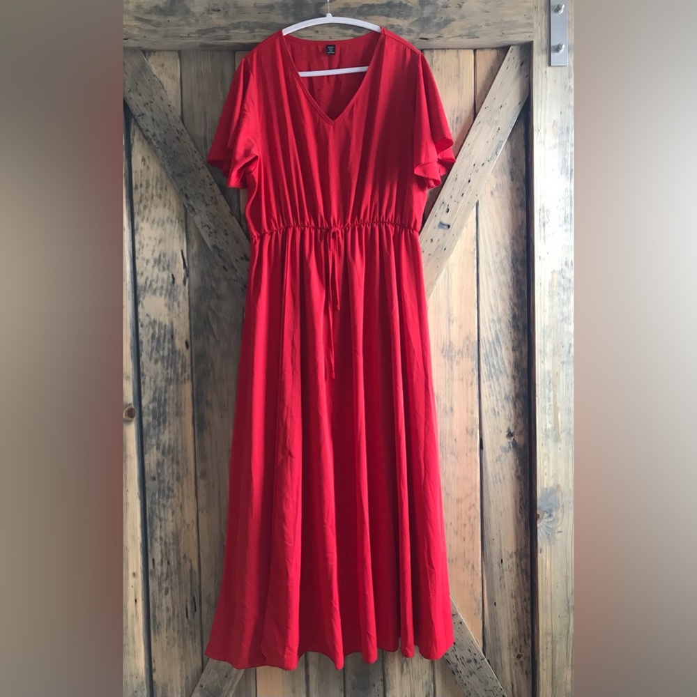 Red dress